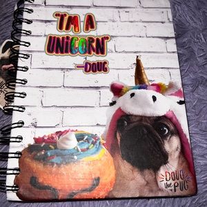 Doug the pug spiral journal